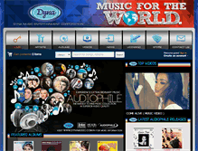 Tablet Screenshot of dynamusic.com.ph